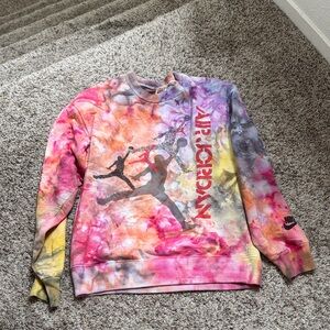 Vintage Air Jordan tie dye sweatshirt